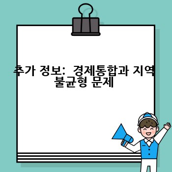 추가 정보:  경제통합과 지역 불균형 문제